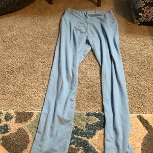 Light blue leggings